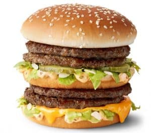 calories in double big mac combo