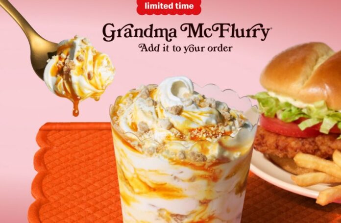 McDonald's Grandma McFlurry Calories and Nutrition